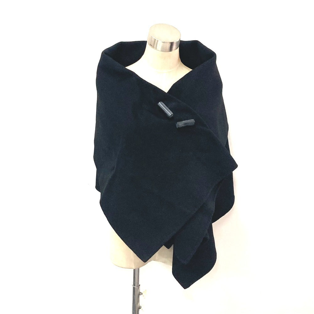 LOUIS VUITTON Apparel Outerwear Poncho Cashmere Women's Black