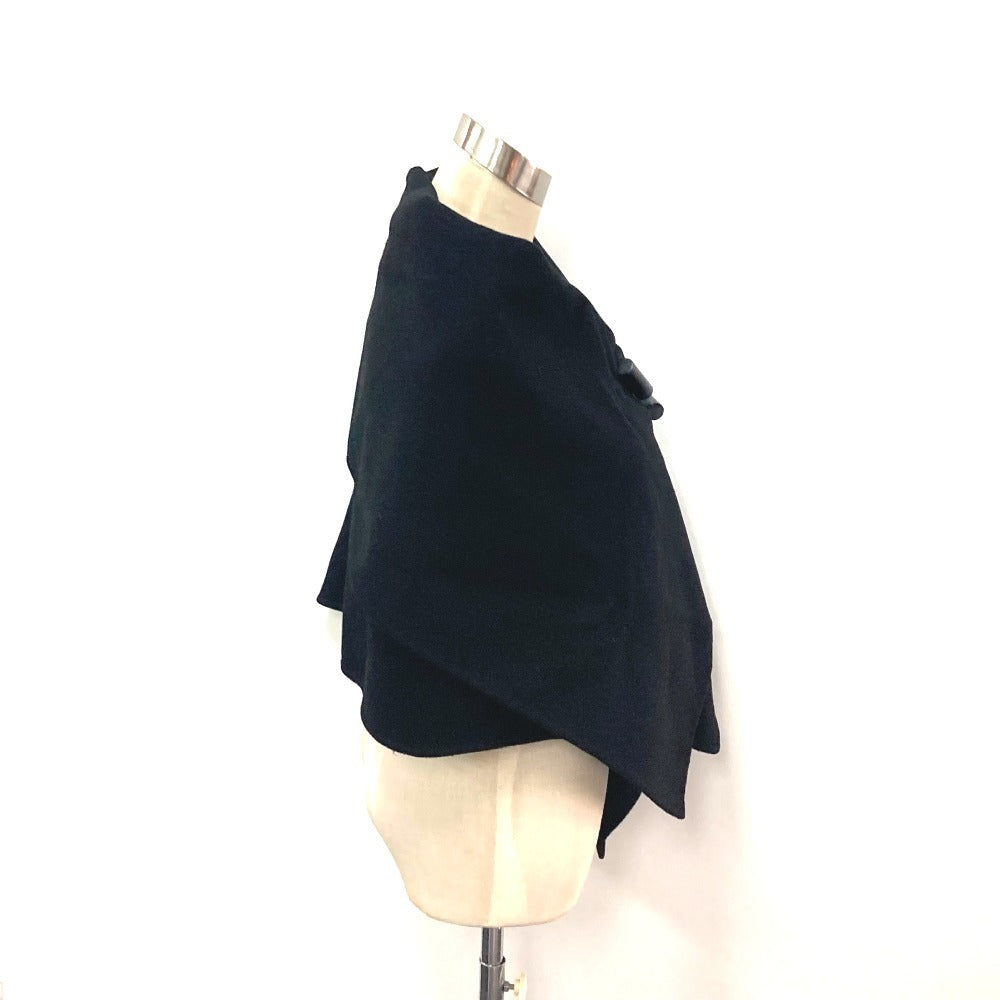 LOUIS VUITTON Apparel Outerwear Poncho Cashmere Women's Black