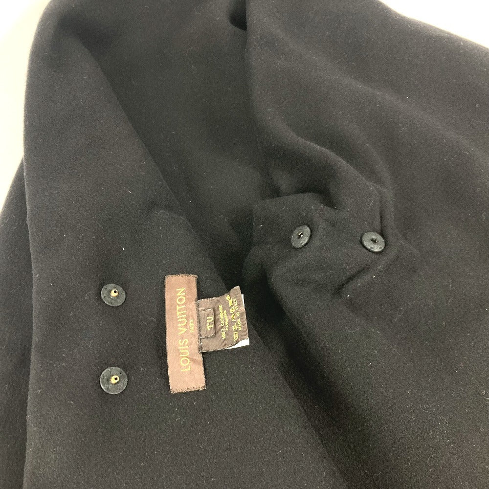 LOUIS VUITTON Apparel Outerwear Poncho Cashmere Women's Black