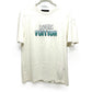 LOUIS VUITTON RM232M NPG HPY35W Logo Embroidered Apparel Beaded Logo Crew Neck Short Sleeve T-Shirt Cotton Women's White