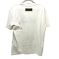 LOUIS VUITTON RM232M NPG HPY35W Logo Embroidered Apparel Beaded Logo Crew Neck Short Sleeve T-Shirt Cotton Women's White