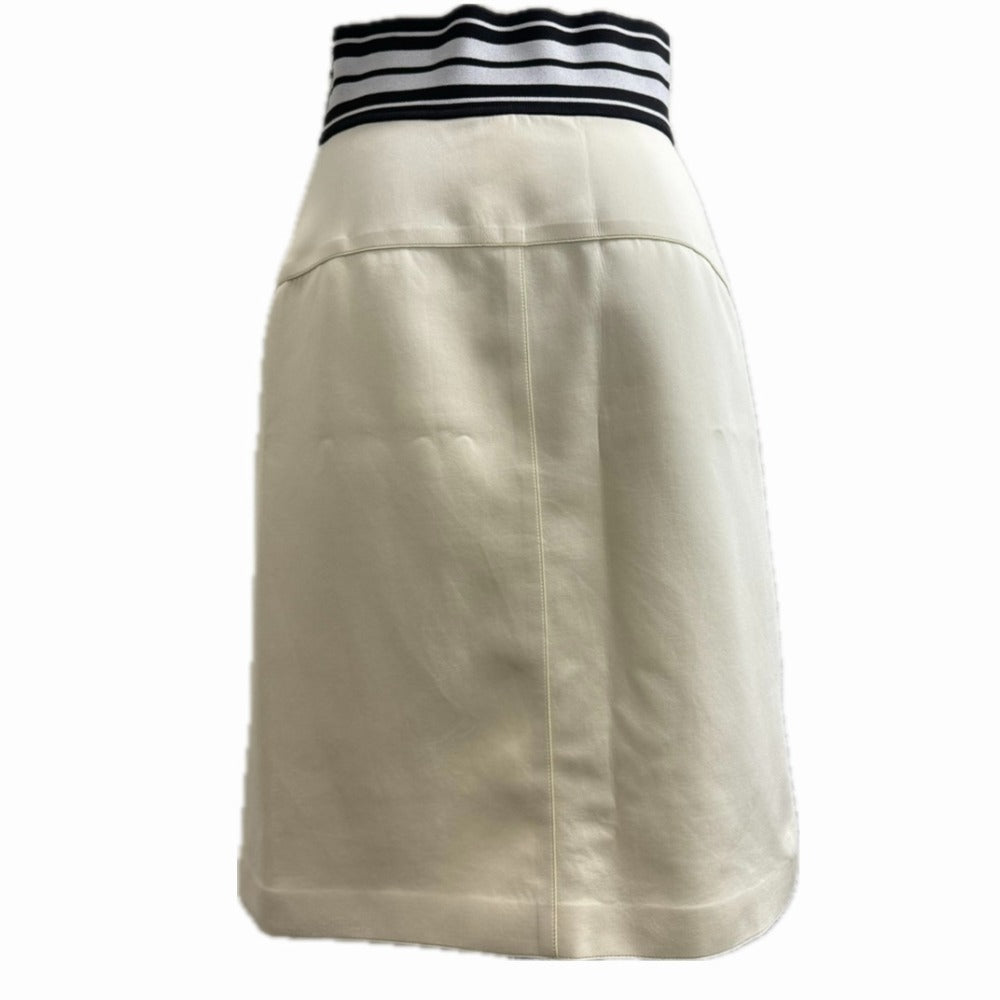 LOUIS VUITTON RW222J G72 FNSK10 22SS LVストライプ ペンシルスカート アパレル スカート ナイロン製 レディース ベージュ