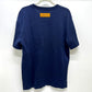 LOUIS VUITTON RM211V DG1 HLY11W Spring/Summer 2021 Beaded Animal &amp; Monogram Short Sleeve Top, Navy, Men's Knit T-Shirt