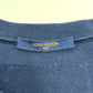 LOUIS VUITTON RM211V DG1 HLY11W Spring/Summer 2021 Beaded Animal &amp; Monogram Short Sleeve Top, Navy, Men's Knit T-Shirt