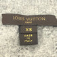 LOUIS VUITTON Apparel Long-Sleeve V-Neck Flare Knit Dress Cashmere Women's Gray