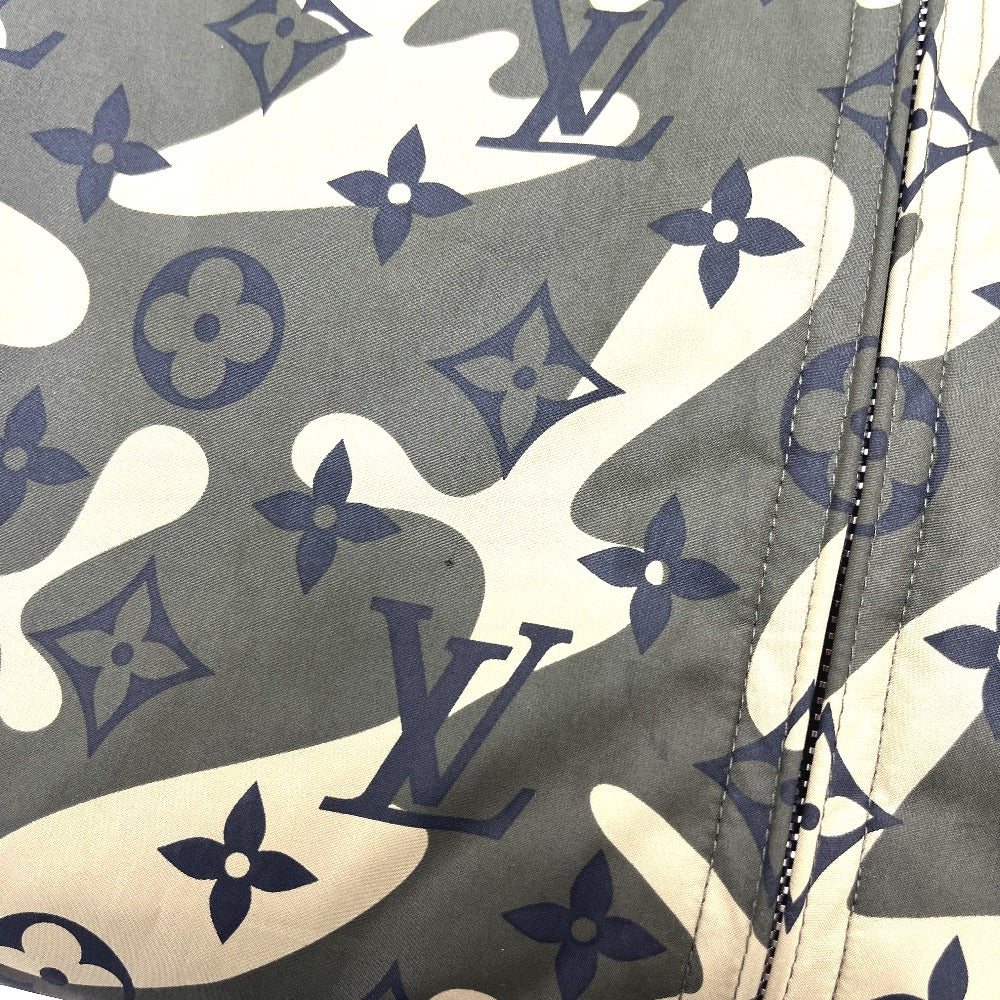 LOUIS VUITTON RM082M Louis Vuitton x Takashi Murakami Monogram Camouflage Apparel Reversible Blouson Jumper Outer Jacket Nylon Men's Khaki