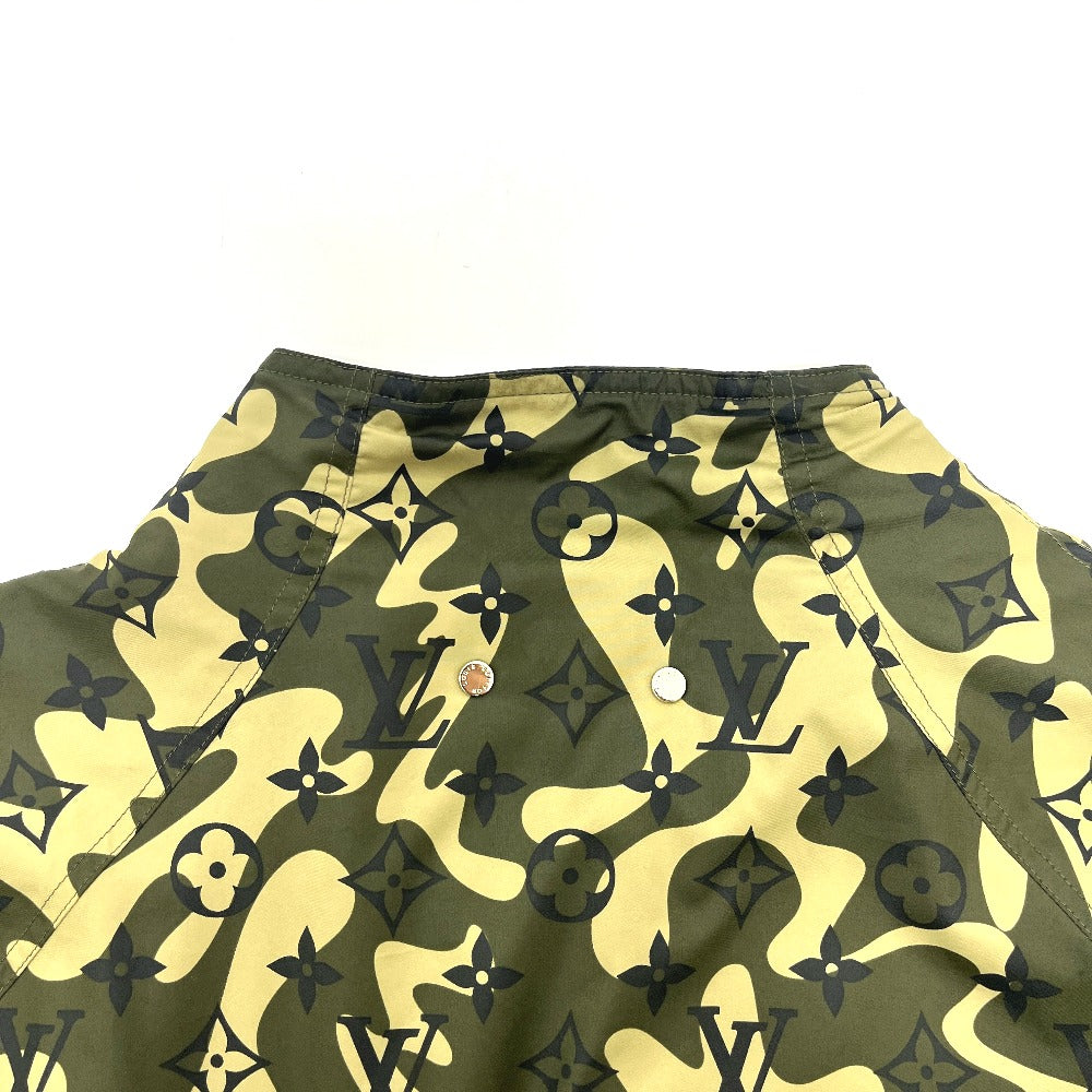 LOUIS VUITTON RM082M Louis Vuitton x Takashi Murakami Monogram Camouflage Apparel Reversible Blouson Jumper Outer Jacket Nylon Men's Khaki
