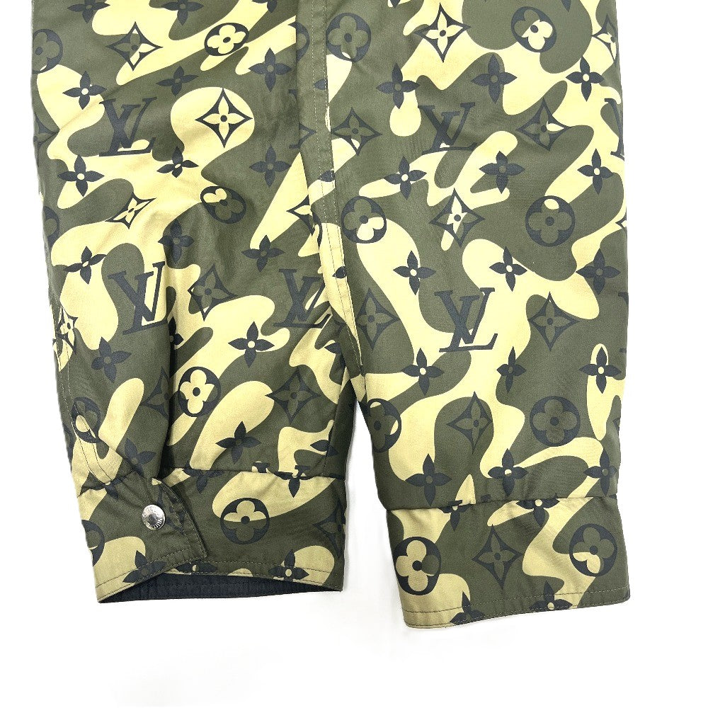 LOUIS VUITTON RM082M Louis Vuitton x Takashi Murakami Monogram Camouflage Apparel Reversible Blouson Jumper Outer Jacket Nylon Men's Khaki