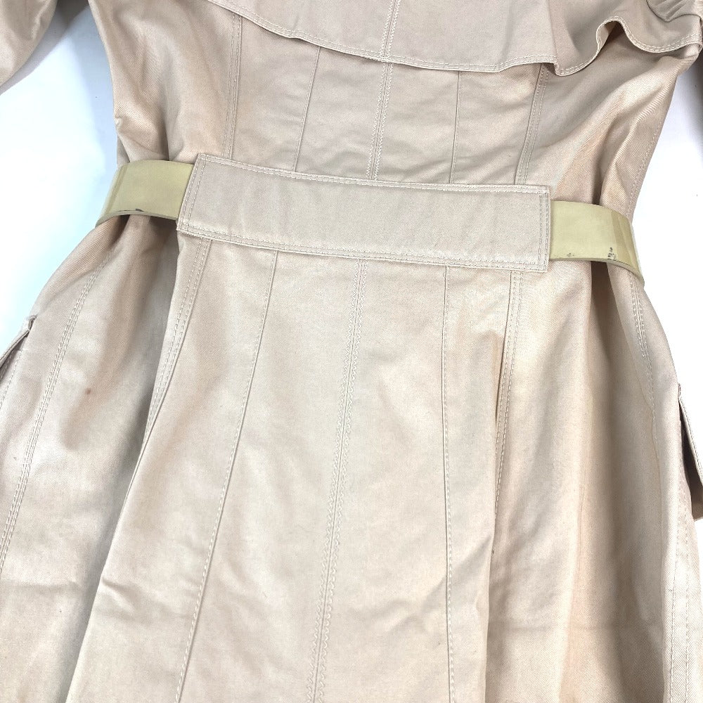 LOUIS VUITTON Women's Long Coat with Belt, Beige