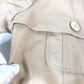 LOUIS VUITTON Women's Long Coat with Belt, Beige