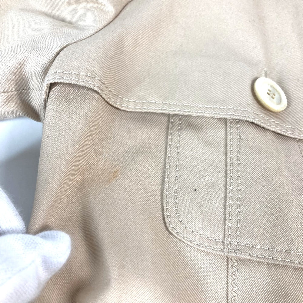 LOUIS VUITTON Women's Long Coat with Belt, Beige