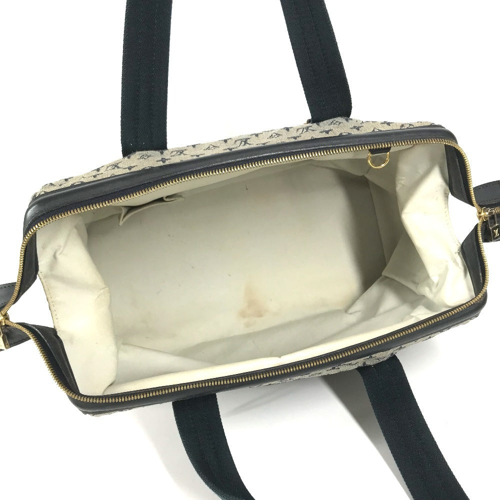LOUIS VUITTON M92211 Monogram mini Josephine GM Josephine GM Bag Mini Duffle Bag Shoulder Bag Hand Bag Monogram Mini Canvas Navy Used