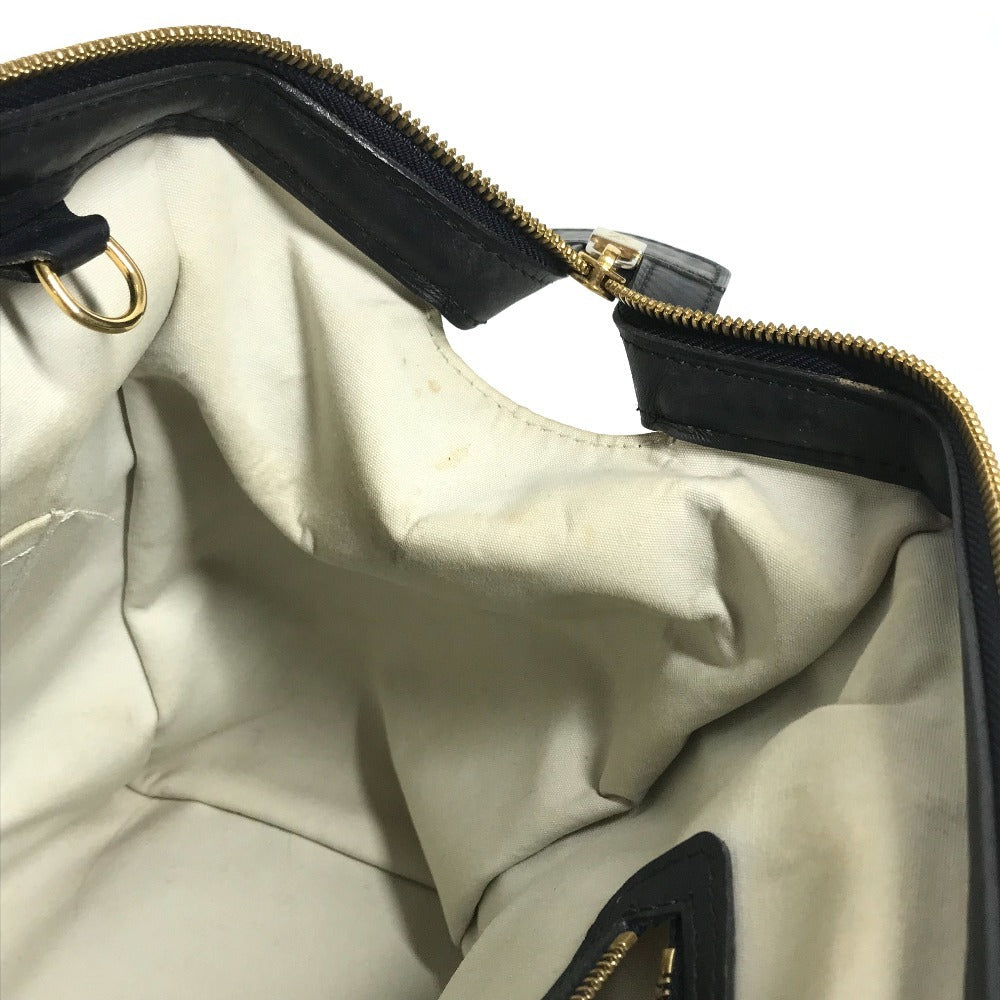 LOUIS VUITTON M92211 Monogram mini Josephine GM Josephine GM Bag Mini Duffle Bag Shoulder Bag Hand Bag Monogram Mini Canvas Navy Used