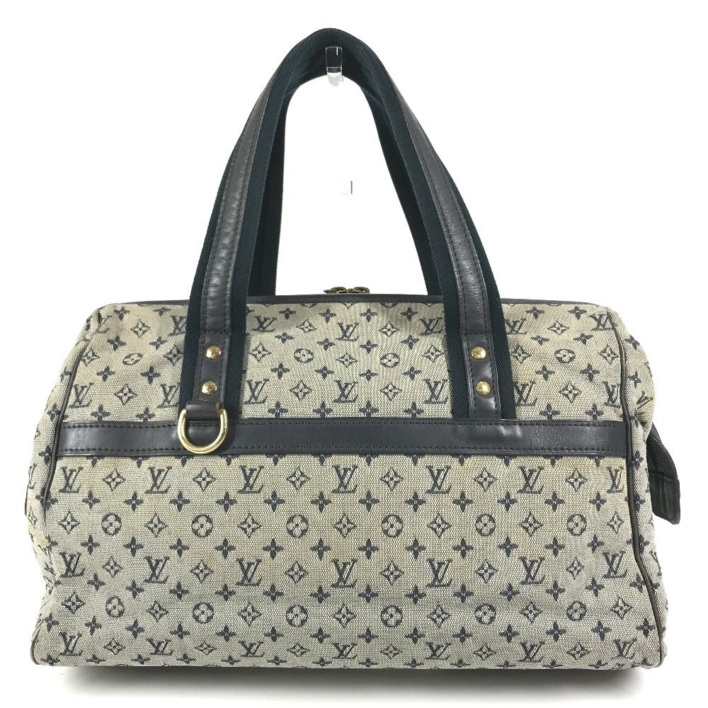 LOUIS VUITTON M92211 Monogram mini Josephine GM Josephine GM Bag Mini Duffle Bag Shoulder Bag Hand Bag Monogram Mini Canvas Navy Used