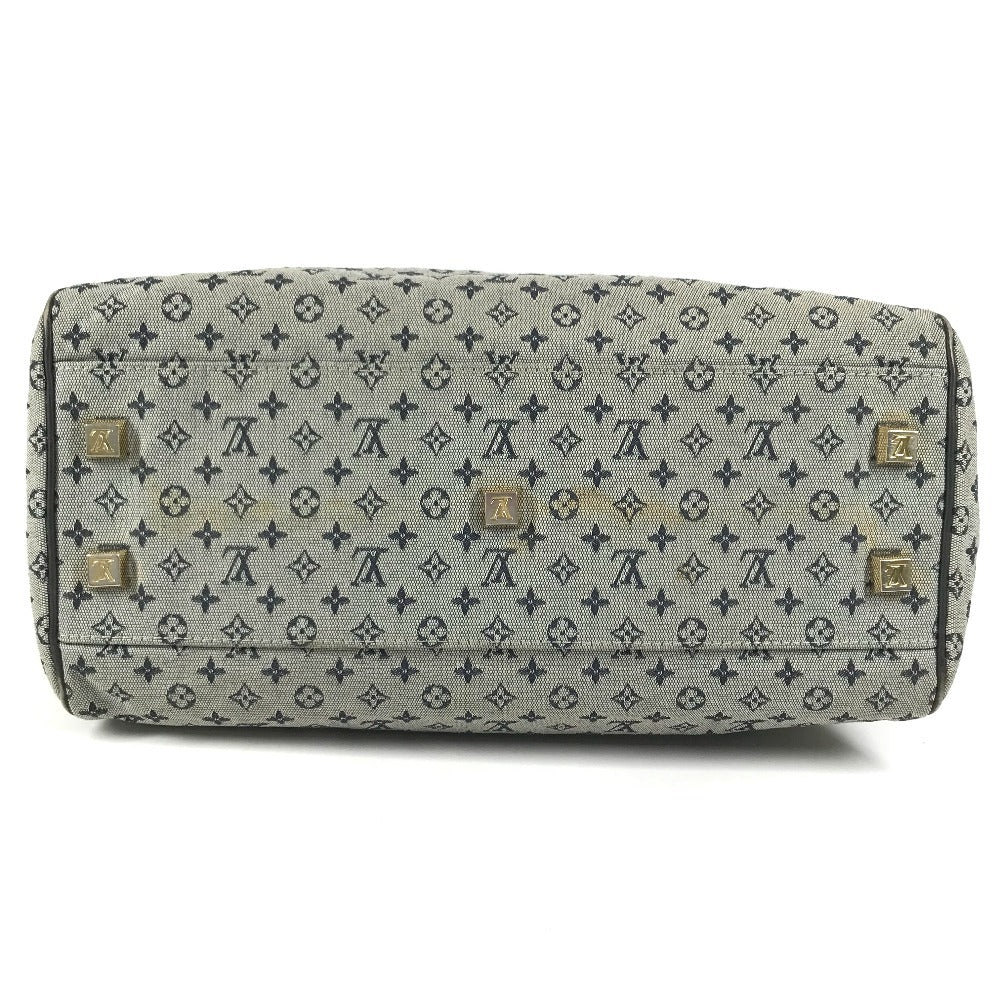 LOUIS VUITTON M92211 Monogram mini Josephine GM Josephine GM Bag Mini Duffle Bag Shoulder Bag Hand Bag Monogram Mini Canvas Navy Used