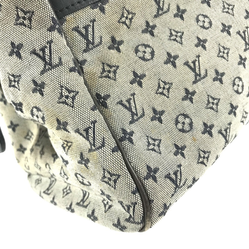 LOUIS VUITTON M92211 Monogram mini Josephine GM Josephine GM Bag Mini Duffle Bag Shoulder Bag Hand Bag Monogram Mini Canvas Navy Used