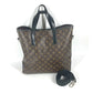 LOUIS VUITTON M56708 モノグラムマカサー ディヴィス 2WAYバッグ ショルダーバッグ 斜め掛け カバン バッグ トートバッグ モノグラムマカサーキャンバス メンズ ブラウン - brandshop-reference