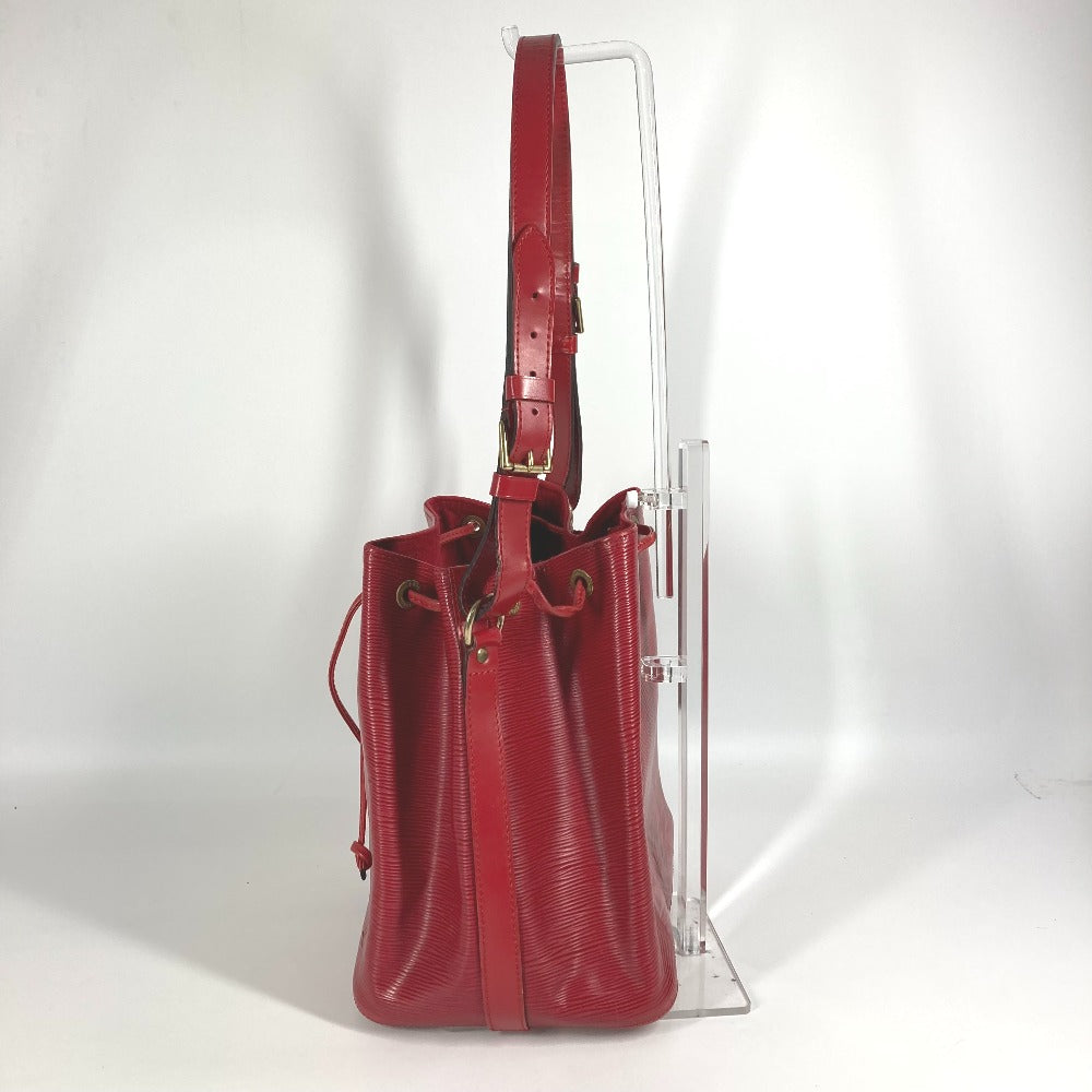 LOUIS VUITTON M44107 Epi Petit Noe Bag, One-Shoulder Bag, Drawstring, Crossbody Bag, Epi Leather, Women's, Castilian Red