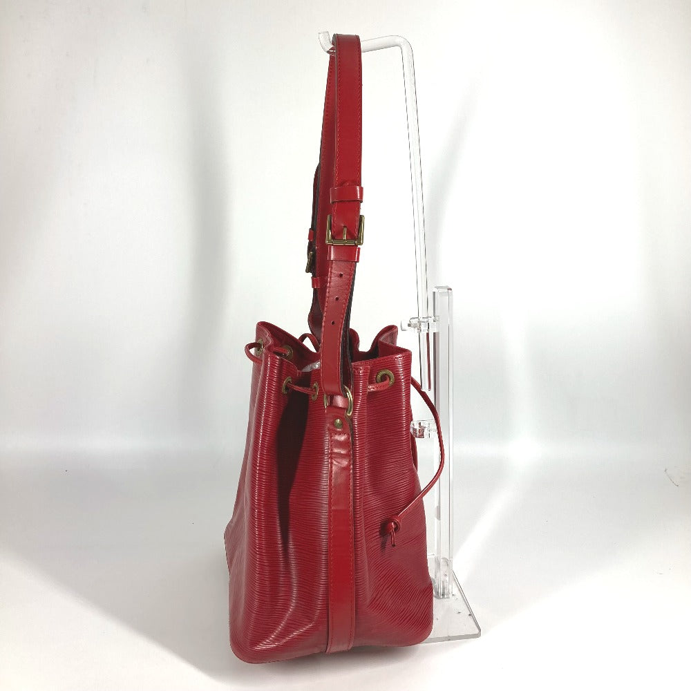 LOUIS VUITTON M44107 Epi Petit Noe Bag, One-Shoulder Bag, Drawstring, Crossbody Bag, Epi Leather, Women's, Castilian Red