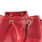 LOUIS VUITTON M44107 Epi Petit Noe Bag, One-Shoulder Bag, Drawstring, Crossbody Bag, Epi Leather, Women's, Castilian Red