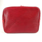 LOUIS VUITTON M44107 Epi Petit Noe Bag, One-Shoulder Bag, Drawstring, Crossbody Bag, Epi Leather, Women's, Castilian Red