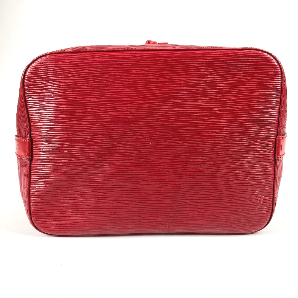 LOUIS VUITTON M44107 Epi Petit Noe Bag, One-Shoulder Bag, Drawstring, Crossbody Bag, Epi Leather, Women's, Castilian Red