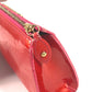 LOUIS VUITTON M93647 Monogram Vernis Truth Cosmetic Makeup Pouch, Monogram Vernis, Women's, Rose Pop Pink