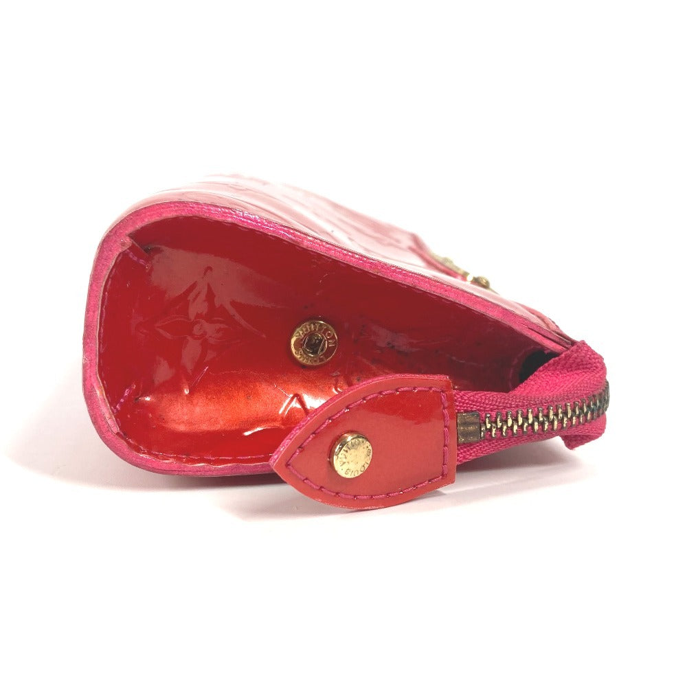 LOUIS VUITTON M93647 Monogram Vernis Truth Cosmetic Makeup Pouch, Monogram Vernis, Women's, Rose Pop Pink