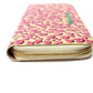 LOUIS VUITTON M91476 Vernis Leopard Print Zippy Wallet, Round Zip Long Wallet, Patent Leather, Women's, Broncorail, Pink