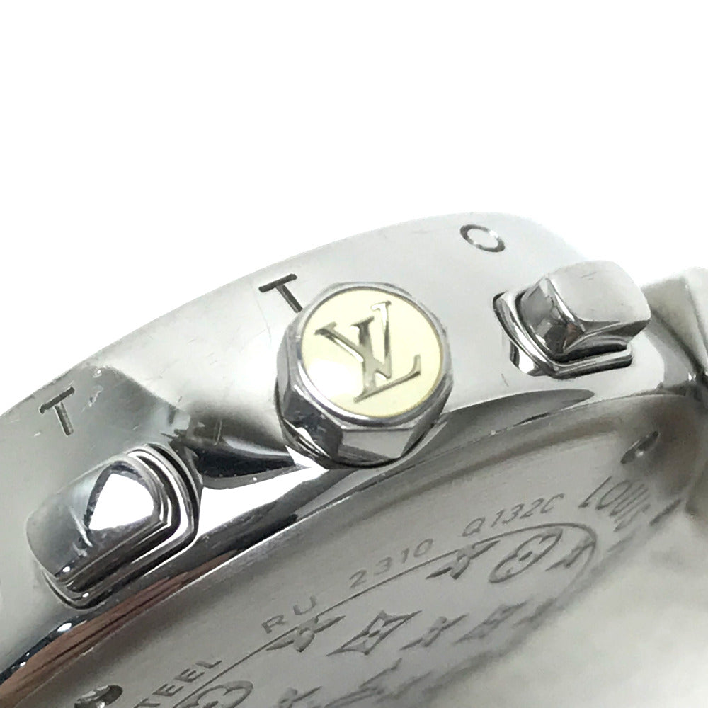 LOUIS VUITTON Q132C Tambour Lovely Cup MM Watch, Stainless Steel, Women's, Silver