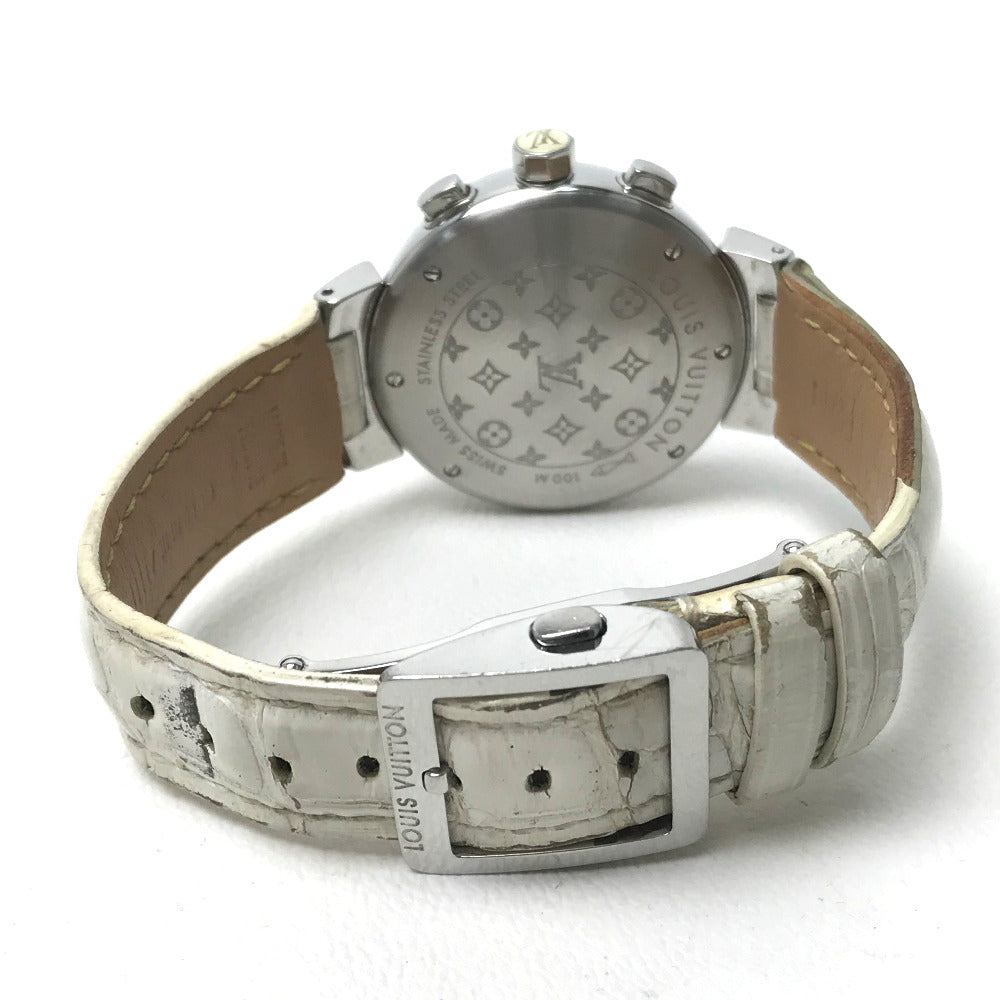 LOUIS VUITTON Q132C Tambour Lovely Cup MM Watch, Stainless Steel, Women's, Silver