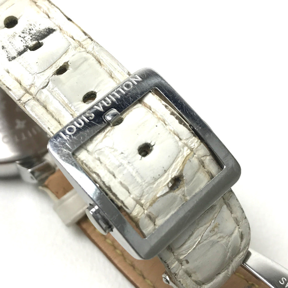 LOUIS VUITTON Q132C Tambour Lovely Cup MM Watch, Stainless Steel, Women's, Silver