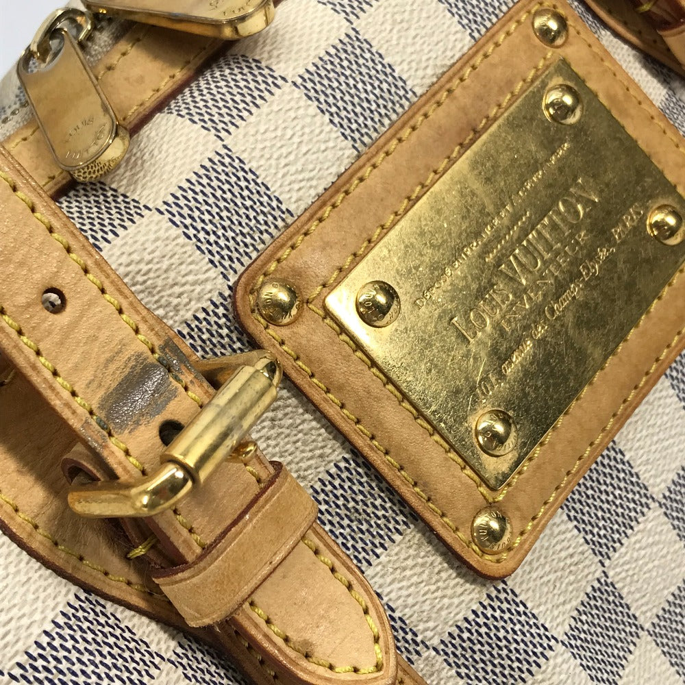 LOUIS VUITTON N52001 ダミエアズール バークレーPM ミニボストンバッグ カバン ハンドバッグ ダミエアズールキャンバス レディース ホワイト