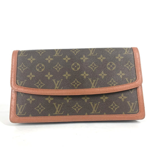 LOUIS VUITTON M51810 モノグラム ポシェットダムGM カバン ポーチ クラッチバッグ モノグラムキャンバス レディース ブラウン
