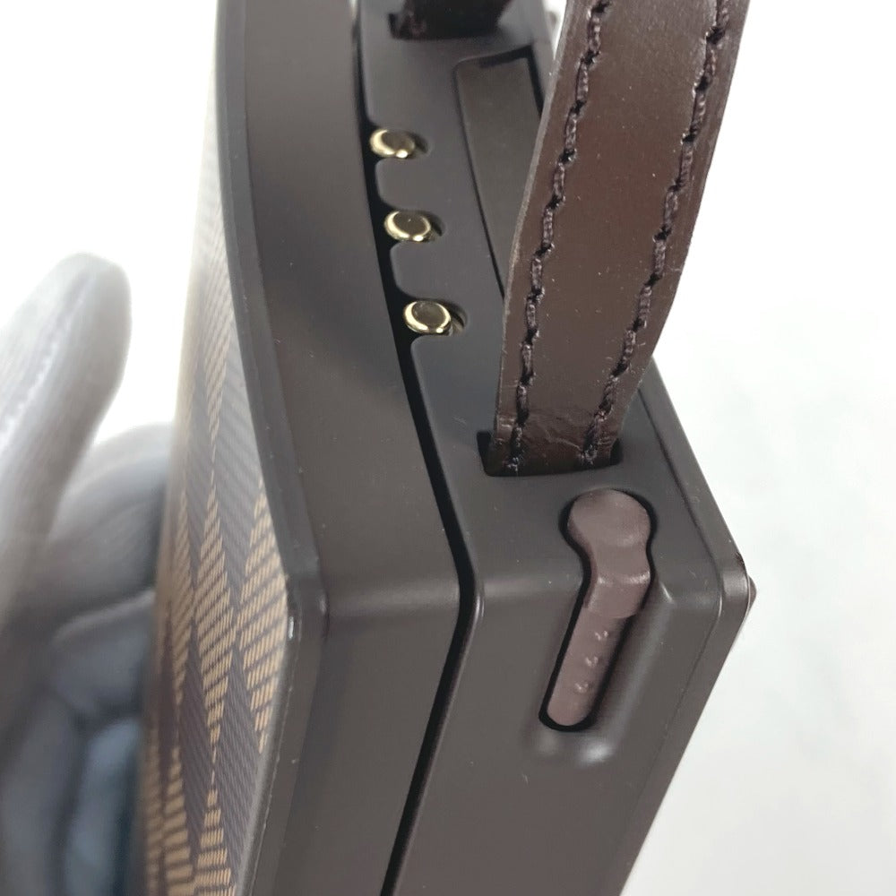 LOUIS VUITTON セリュックス CELUX VIP顧客 ダミエ クラヴィエ 25周年スタッフ限定 PC ノベルティ 小型 ミニ ノートパソコン 雑貨 プラスチック メンズ エベヌ ブラウン