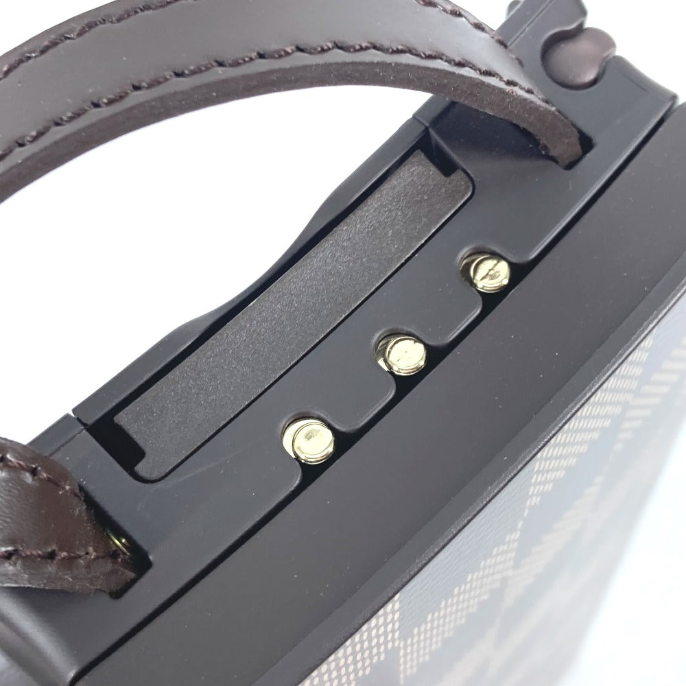 LOUIS VUITTON セリュックス CELUX VIP顧客 ダミエ クラヴィエ 25周年スタッフ限定 PC ノベルティ 小型 ミニ ノートパソコン 雑貨 プラスチック メンズ エベヌ ブラウン