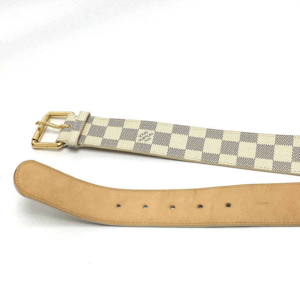 LOUIS VUITTON M9835 Santur Pochette Solo Waist Bag in Damier Azur Canvas, Unisex, White
