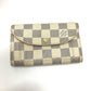 LOUIS VUITTON M9835 Santur Pochette Solo Waist Bag in Damier Azur Canvas, Unisex, White