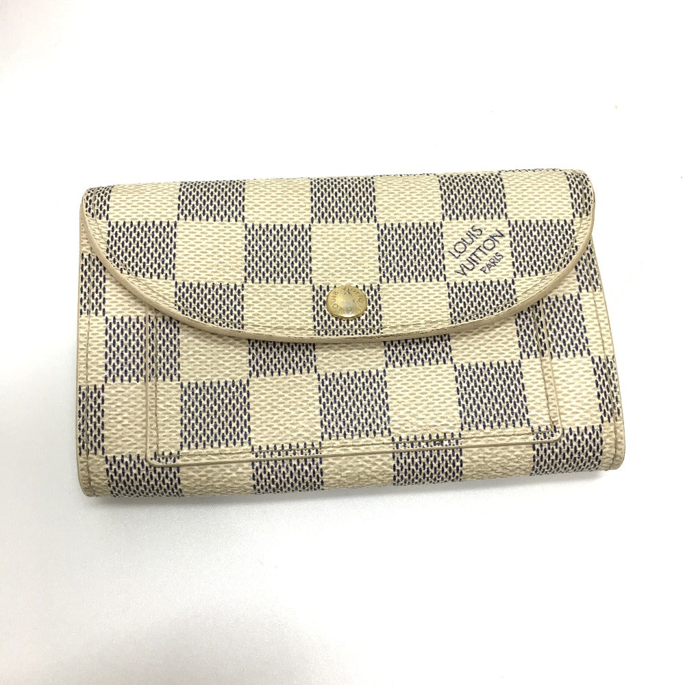 LOUIS VUITTON M9835 Santur Pochette Solo Waist Bag in Damier Azur Canvas, Unisex, White