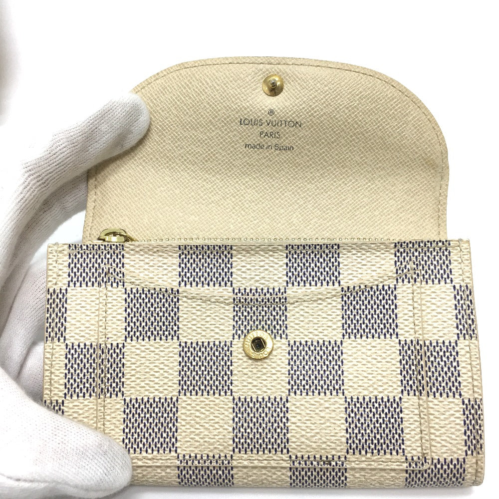 LOUIS VUITTON M9835 Santur Pochette Solo Waist Bag in Damier Azur Canvas, Unisex, White