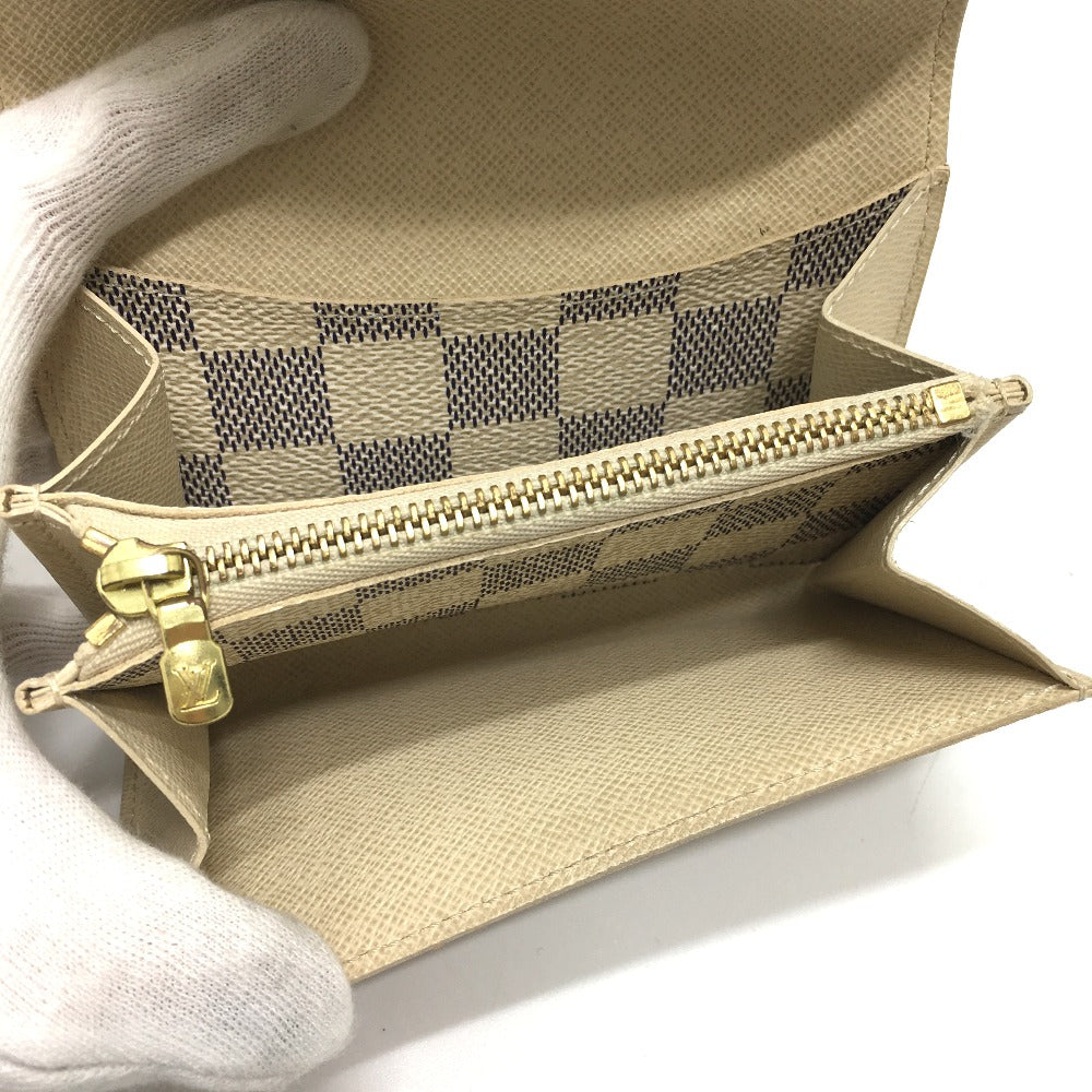 LOUIS VUITTON M9835 Santur Pochette Solo Waist Bag in Damier Azur Canvas, Unisex, White