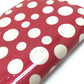 LOUIS VUITTON M91572 Vernis Dot Infinity Zippy Wallet, Patent Leather, Women's, Red Rouge