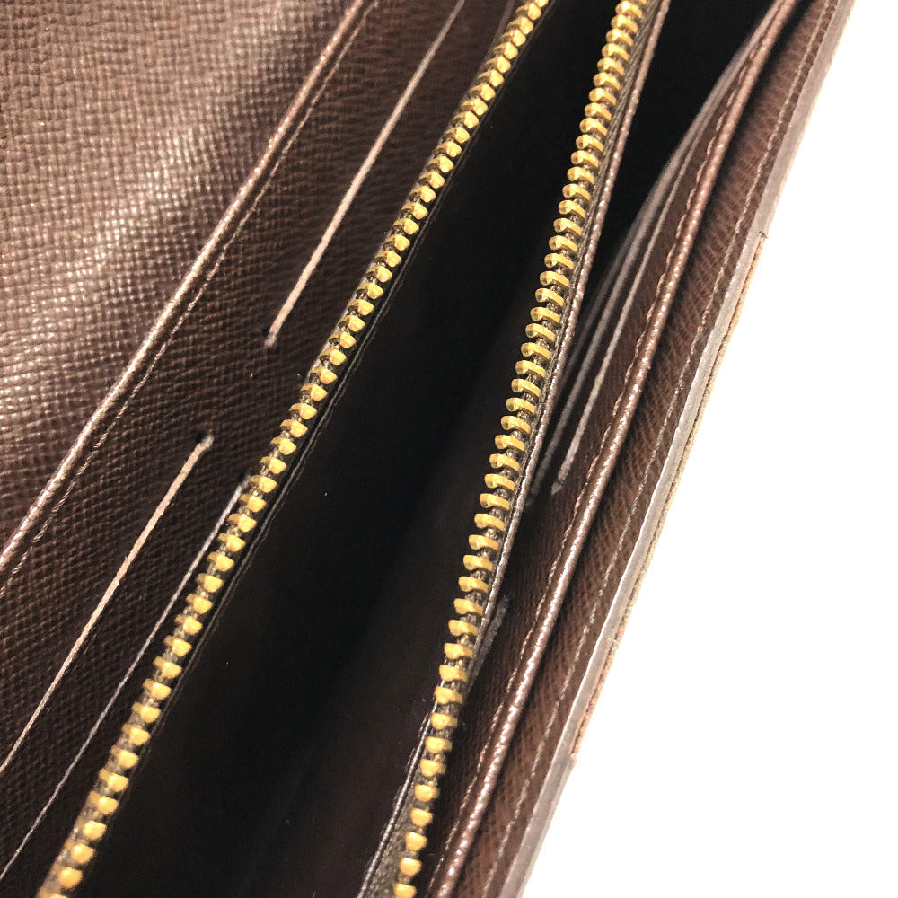 LOUIS VUITTON N61747 Damier Sistine Portefeuille Long Wallet, Flap Wallet, Unisex, Damier Canvas, Ebene Brown