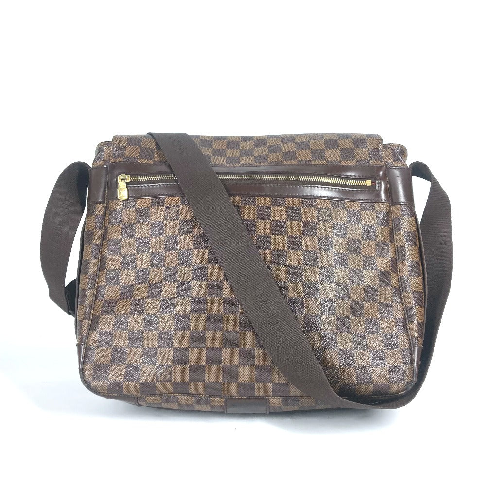 LOUIS VUITTON N45258 ダミエ バスティーユ 斜め掛け カバン フラップ ショルダーバッグ ダミエキャンバス ユニセックス エベヌ ブラウン
