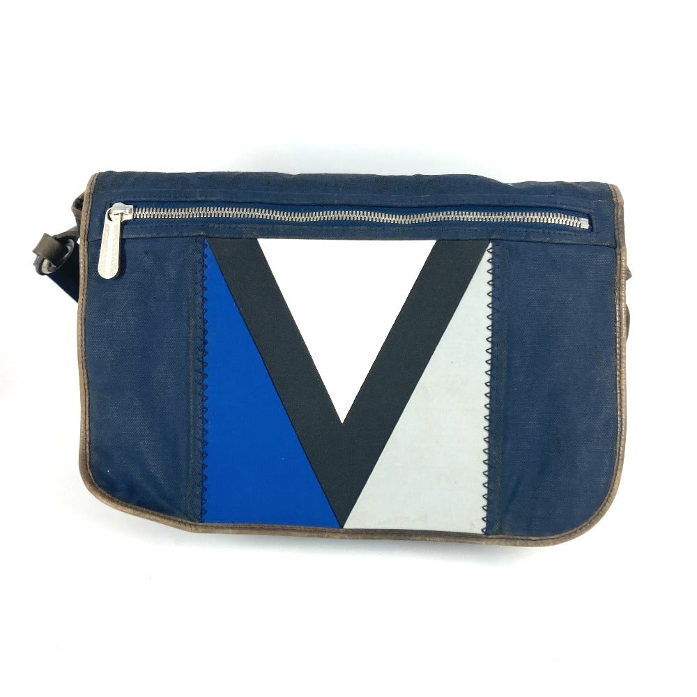 LOUIS VUITTON M80705 LVCUP Artimon Crossbody bag flap Shoulder Bag Coating canvas Navy Used