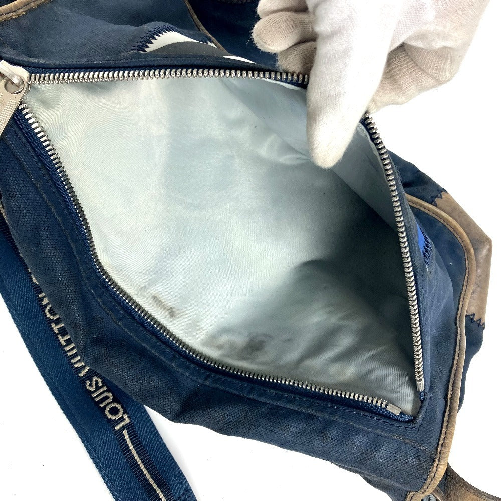 LOUIS VUITTON M80705 LVCUP Artimon Crossbody bag flap Shoulder Bag Coating canvas Navy Used