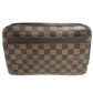 LOUIS VUITTON N51993 Damier Saint Louis Second Bag with Strap, Pouch, Clutch Bag, Damier Canvas, Men's, Ebene, Brown