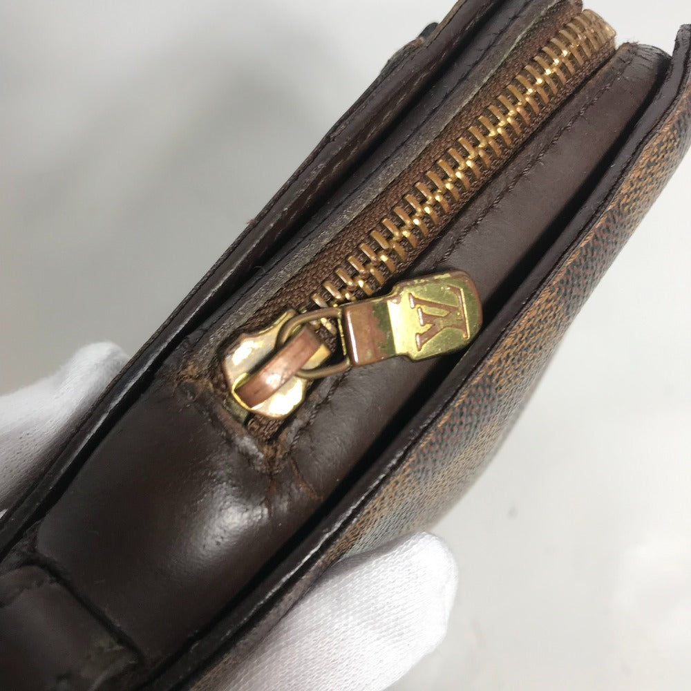 LOUIS VUITTON N51993 Damier Saint Louis Second Bag with Strap, Pouch, Clutch Bag, Damier Canvas, Men's, Ebene, Brown