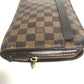 LOUIS VUITTON N51993 Damier Saint Louis Second Bag with Strap, Pouch, Clutch Bag, Damier Canvas, Men's, Ebene, Brown