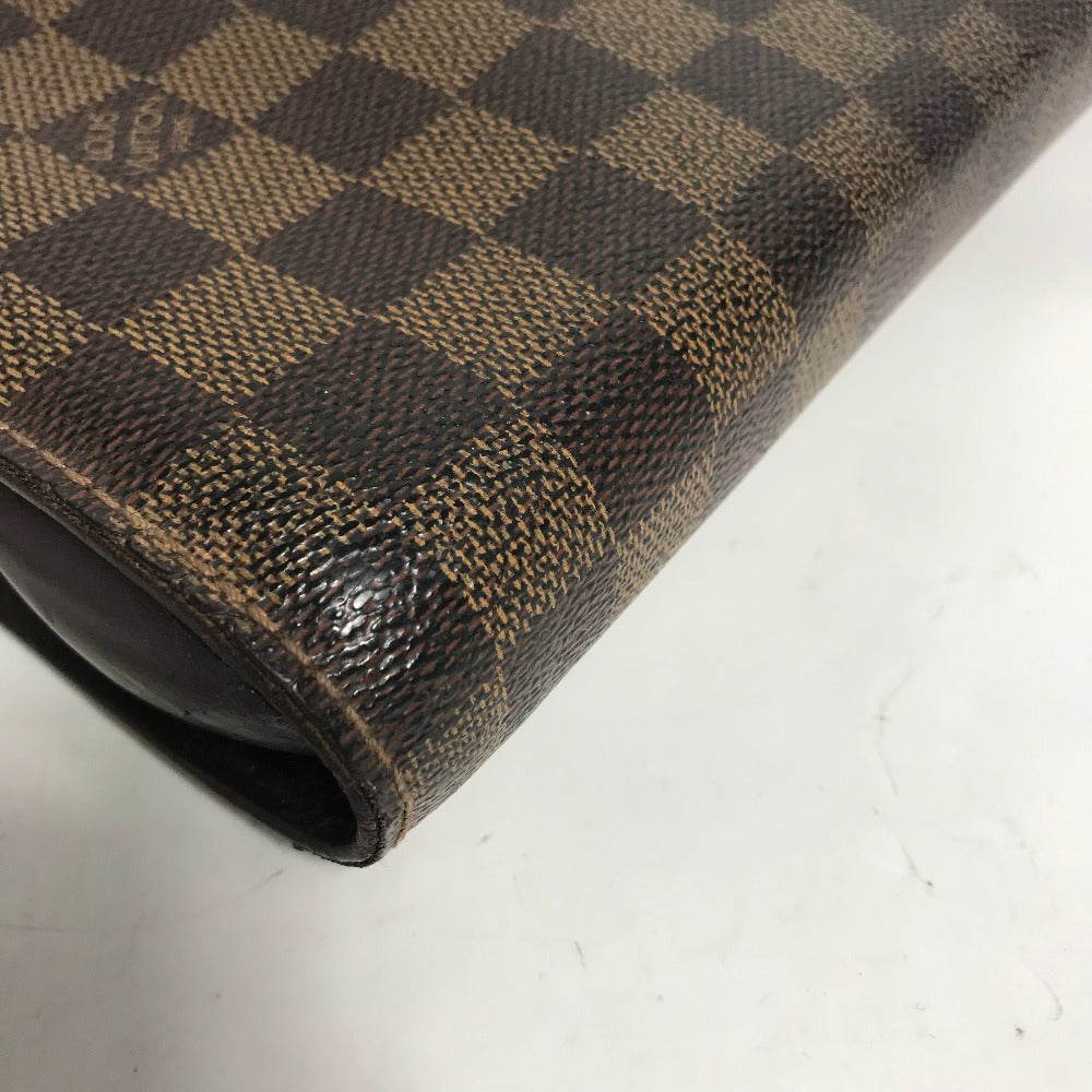 LOUIS VUITTON N51993 Damier Saint Louis Second Bag with Strap, Pouch, Clutch Bag, Damier Canvas, Men's, Ebene, Brown